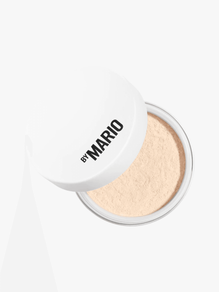 Makeup by Mario SurrealSkin Soft Blur Setting Powder in branded component on a light gray background